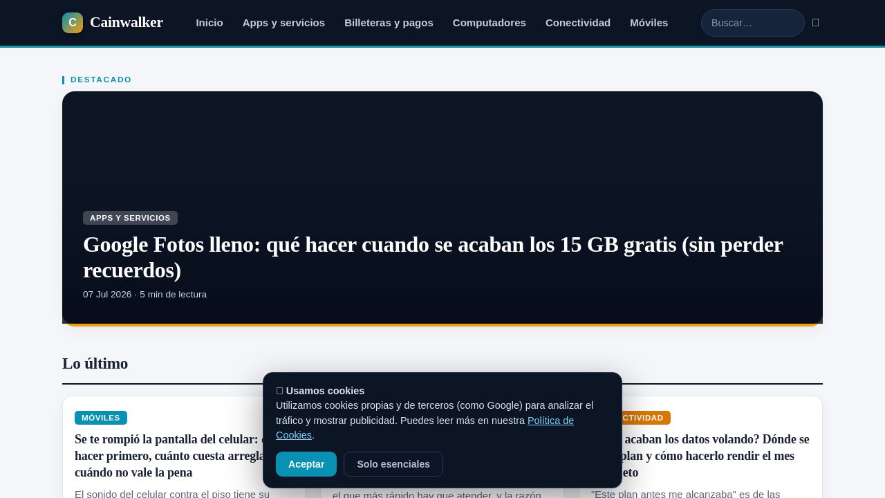 Screenshot of Cainwalker.com