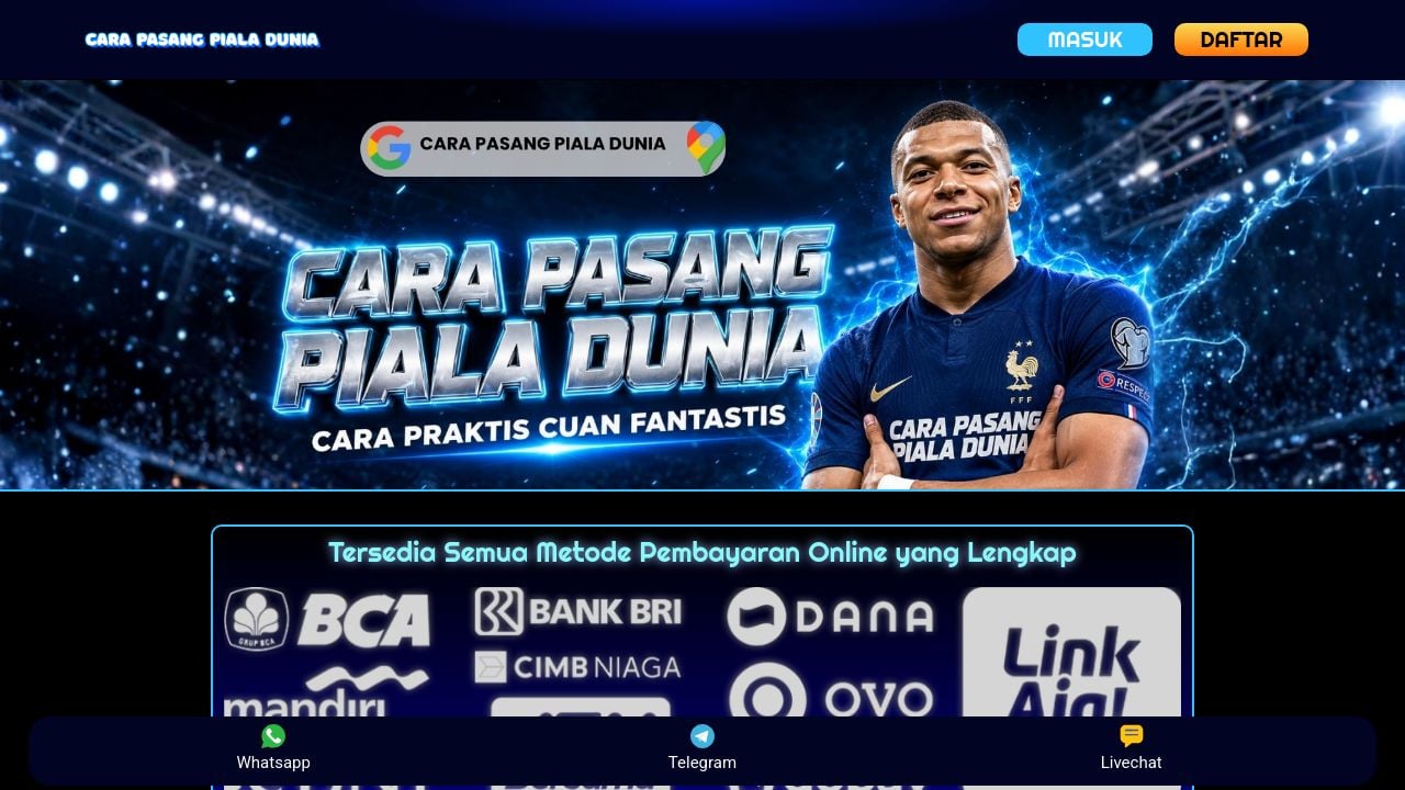 Screenshot of Carapasangpialadunia.net