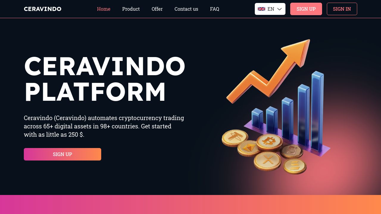 Screenshot of Ceravindo.com