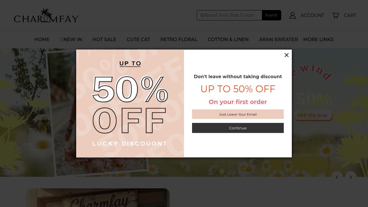 Screenshot of Charmfay.com
