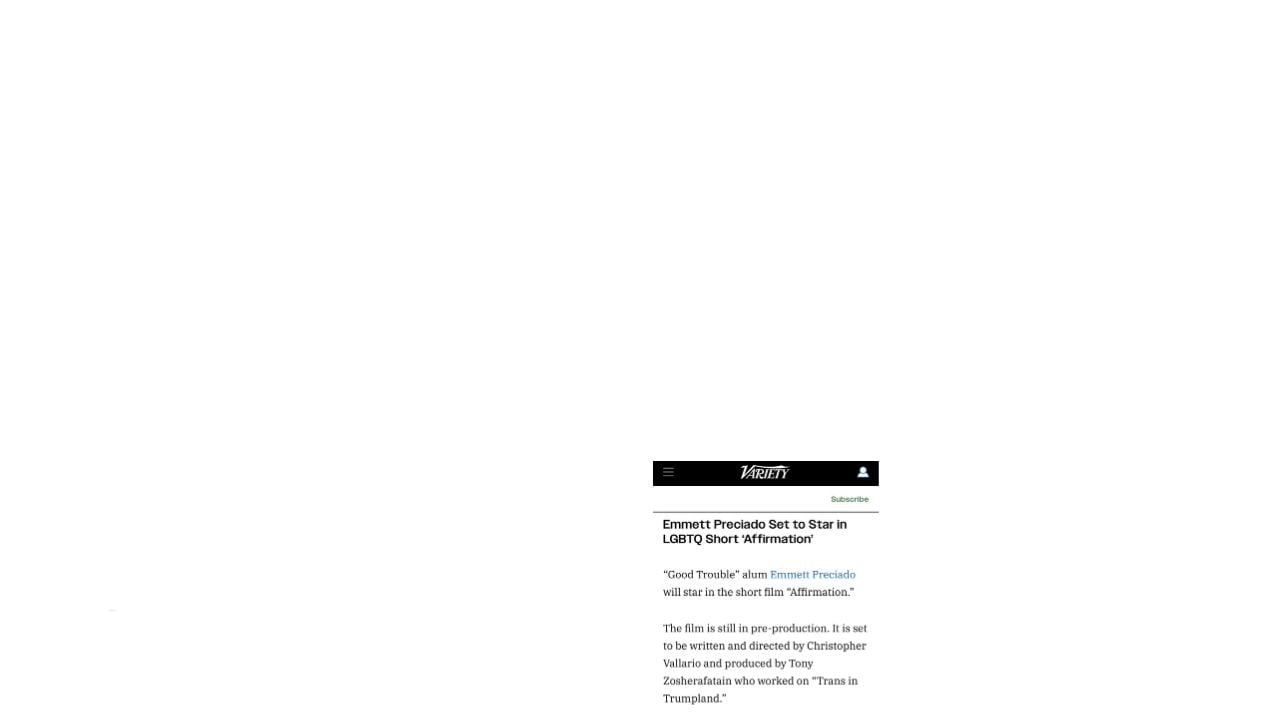 Screenshot of Christophervallario.com