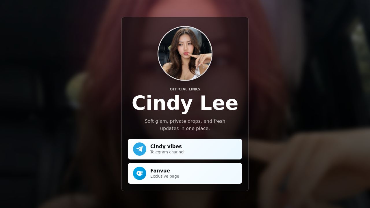 Screenshot of Cindylee.life