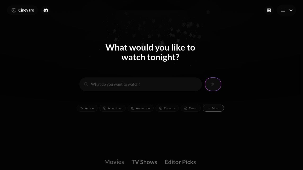 Screenshot of Cinevaro.app