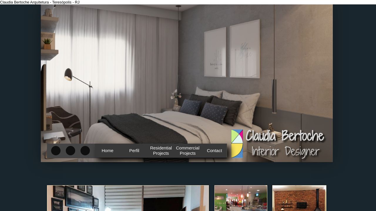 Screenshot of Claudiabertochearquitetura.com.br
