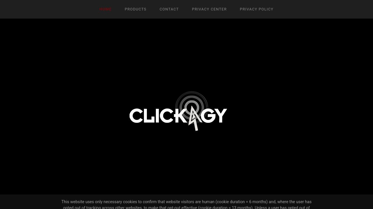 Screenshot of Clickagy.com