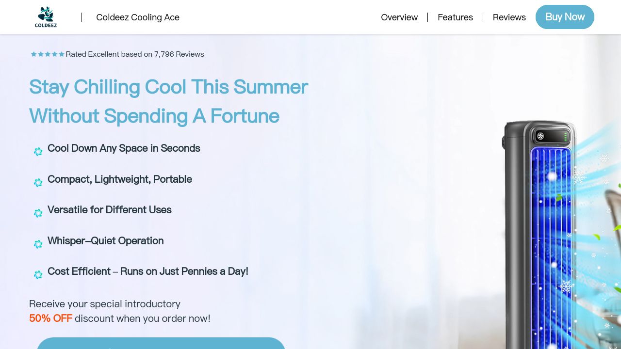 Screenshot of Coldeez.com