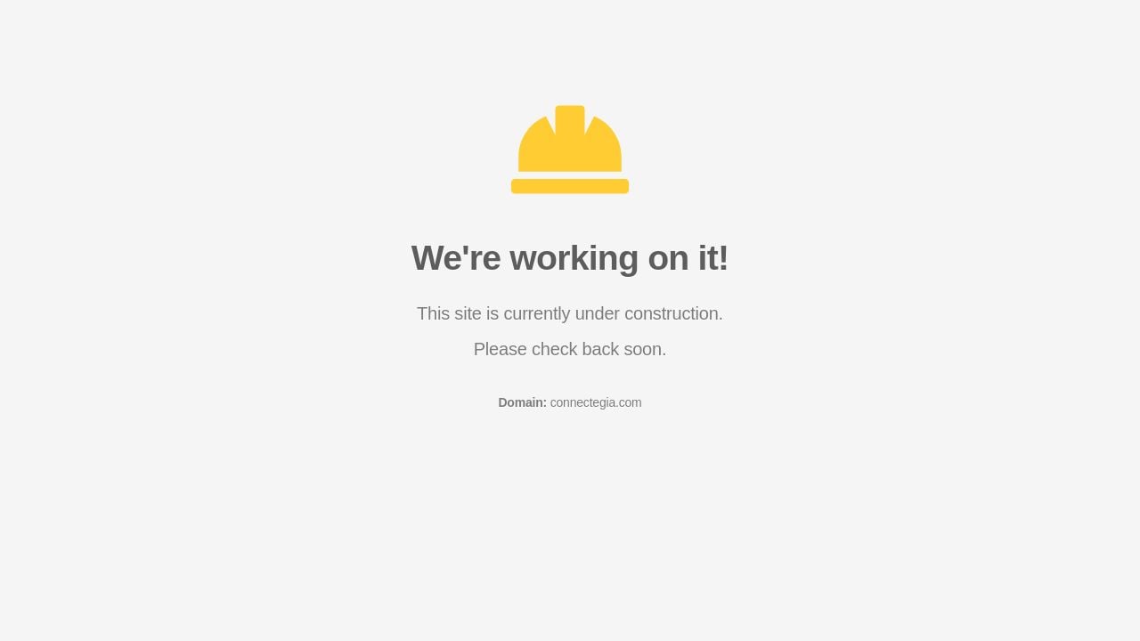 Screenshot of Connectegia.com