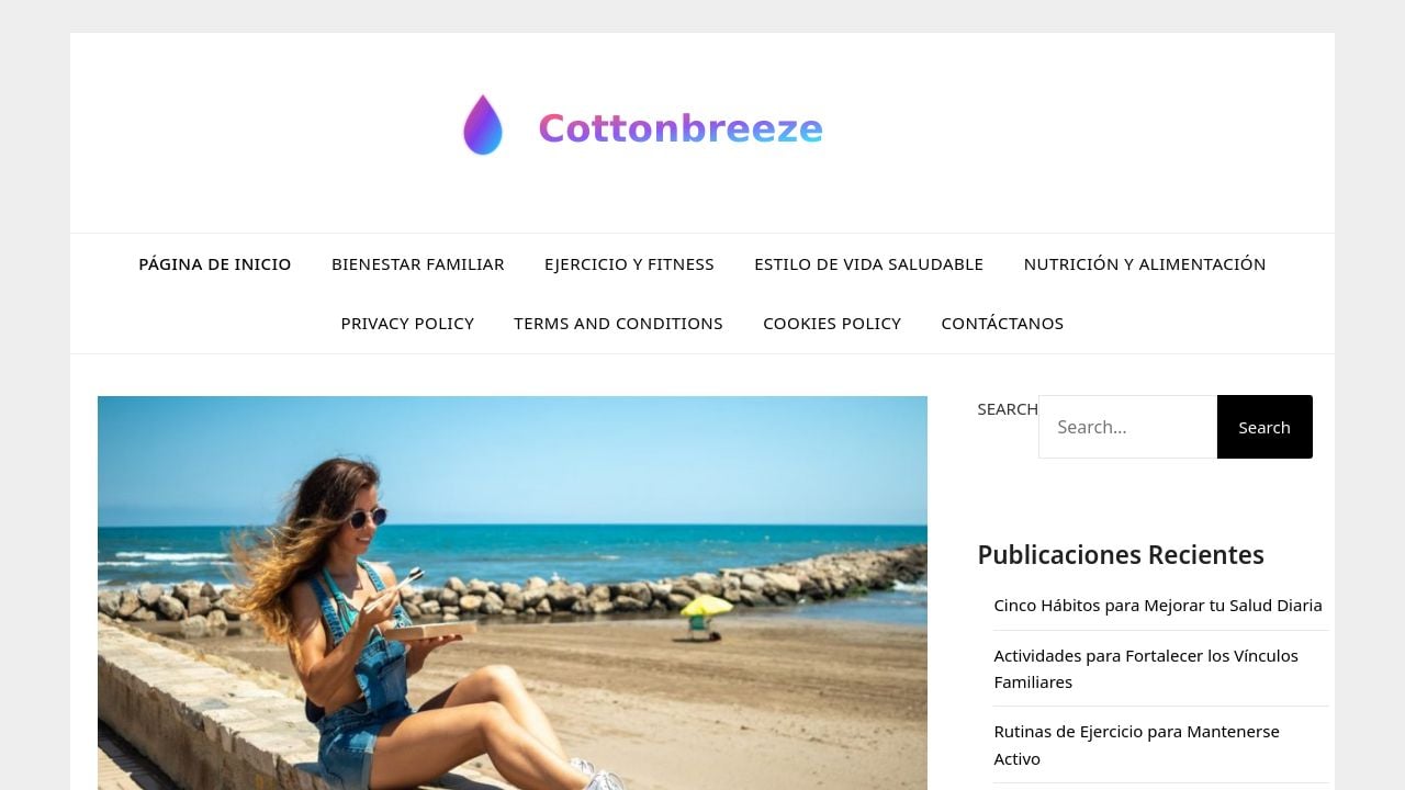 Screenshot of Cottonbreeze.info