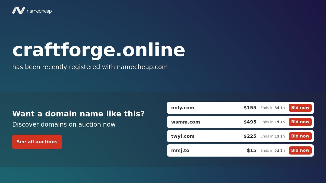 Screenshot of Craftforge.online