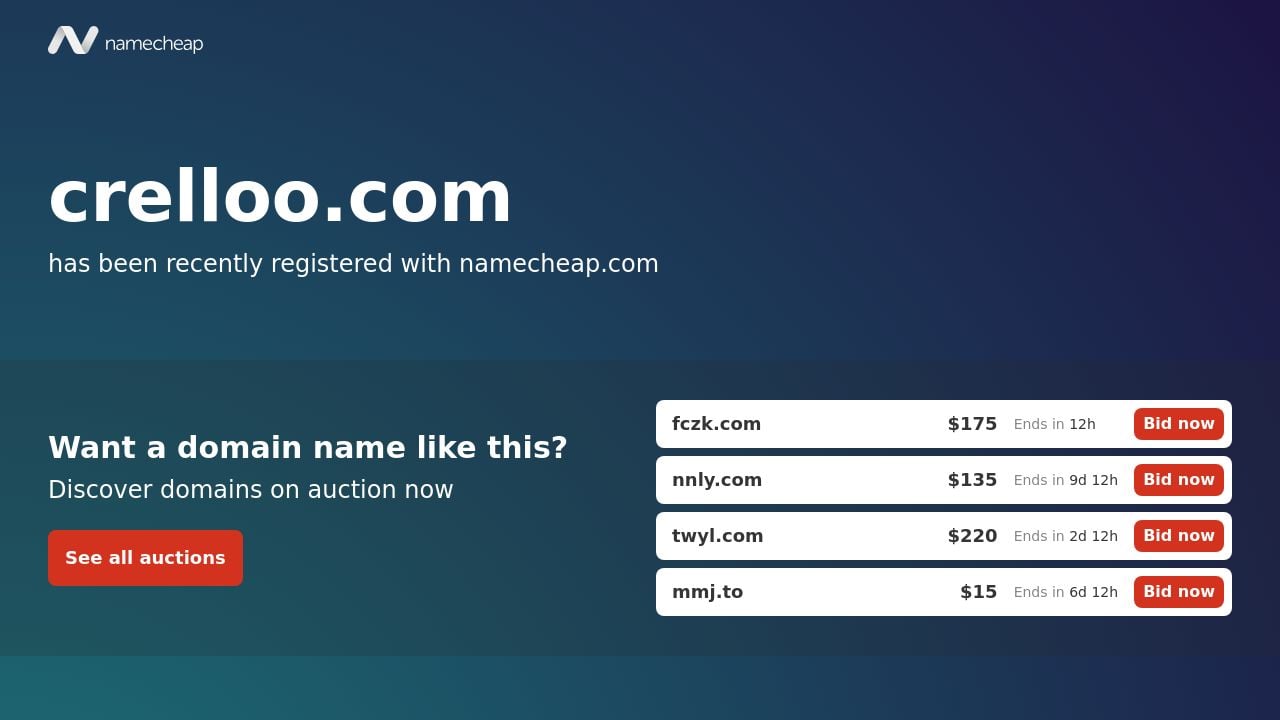Screenshot of Crelloo.com