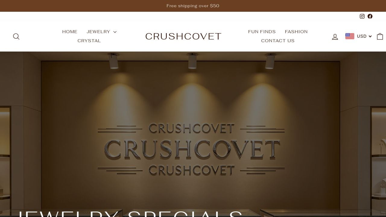 Screenshot of Crushcovet.com