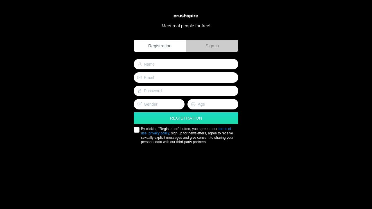 Screenshot of Crushspire.com