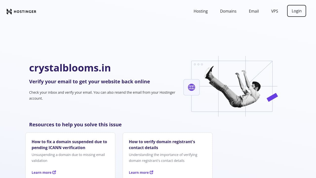 Screenshot of Crystalblooms.in