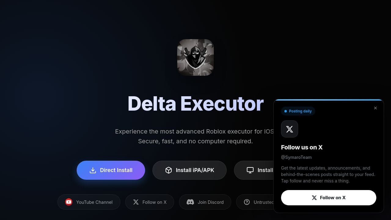 Screenshot of Deltaios-executor.com