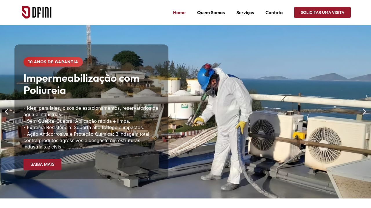 Screenshot of Dfini.com.br