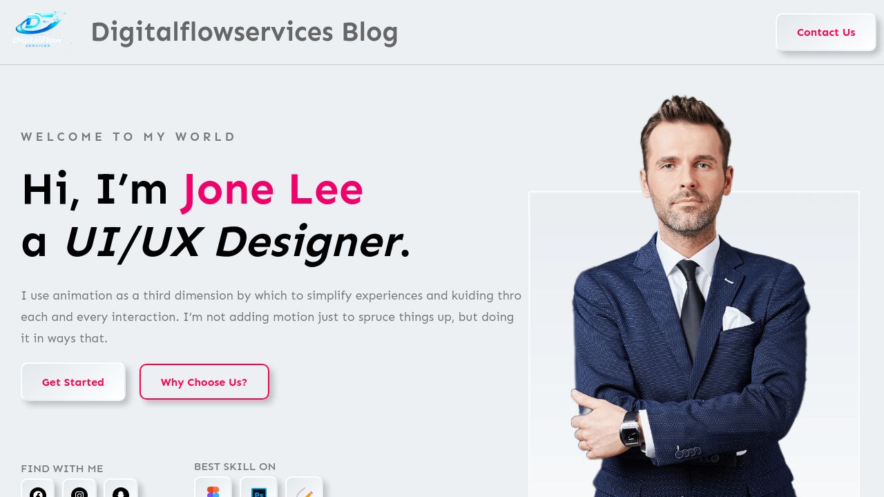 Screenshot of Digitalflowservices.com