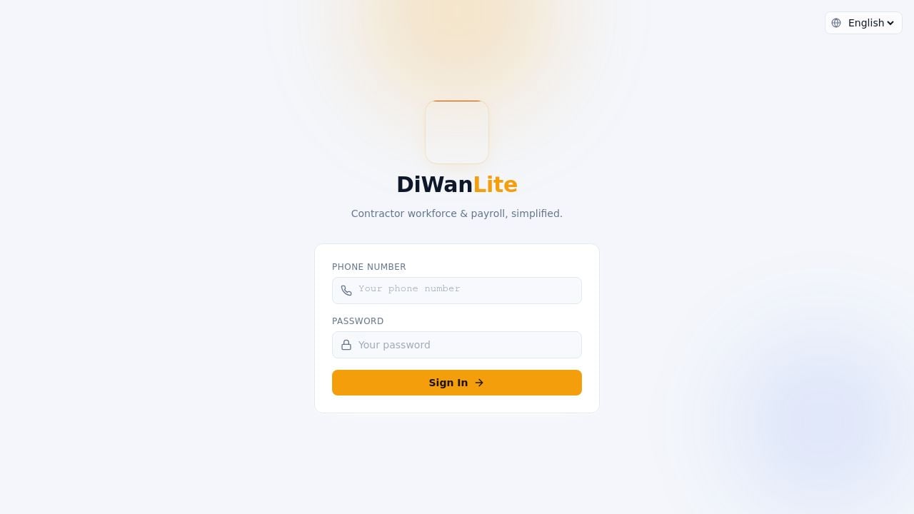 Screenshot of Diwanlite.com