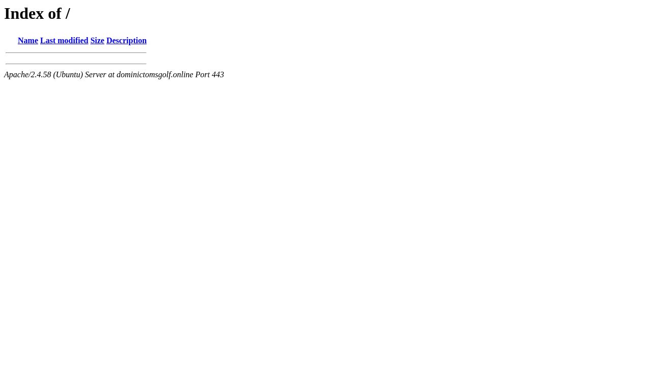 Screenshot of Dominictomsgolf.online