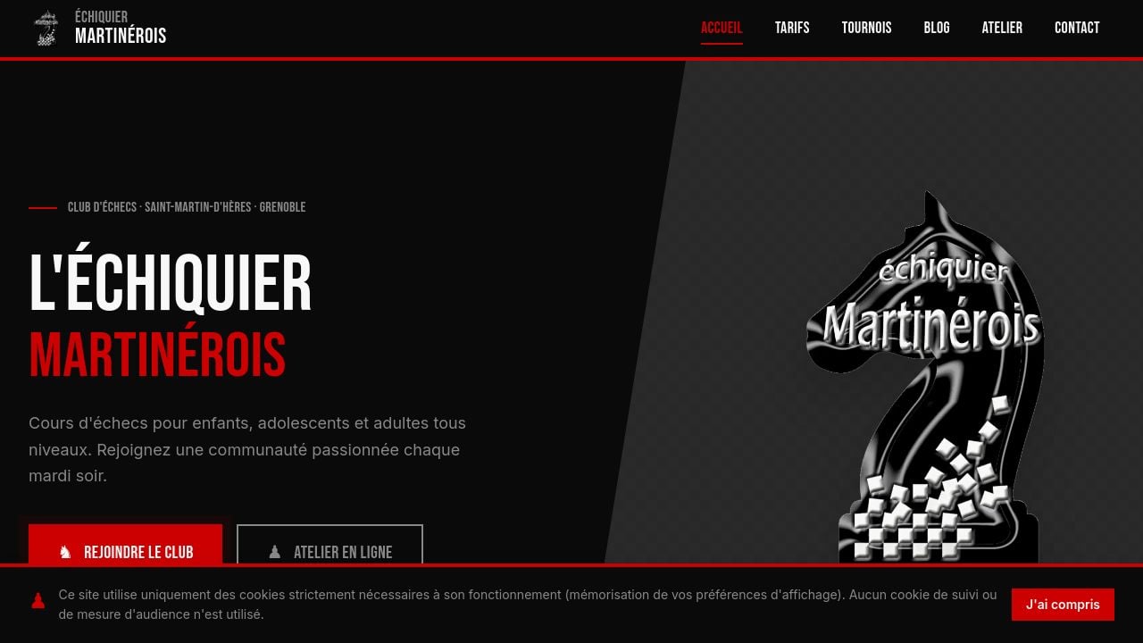 Screenshot of Echiquier-martinerois.com