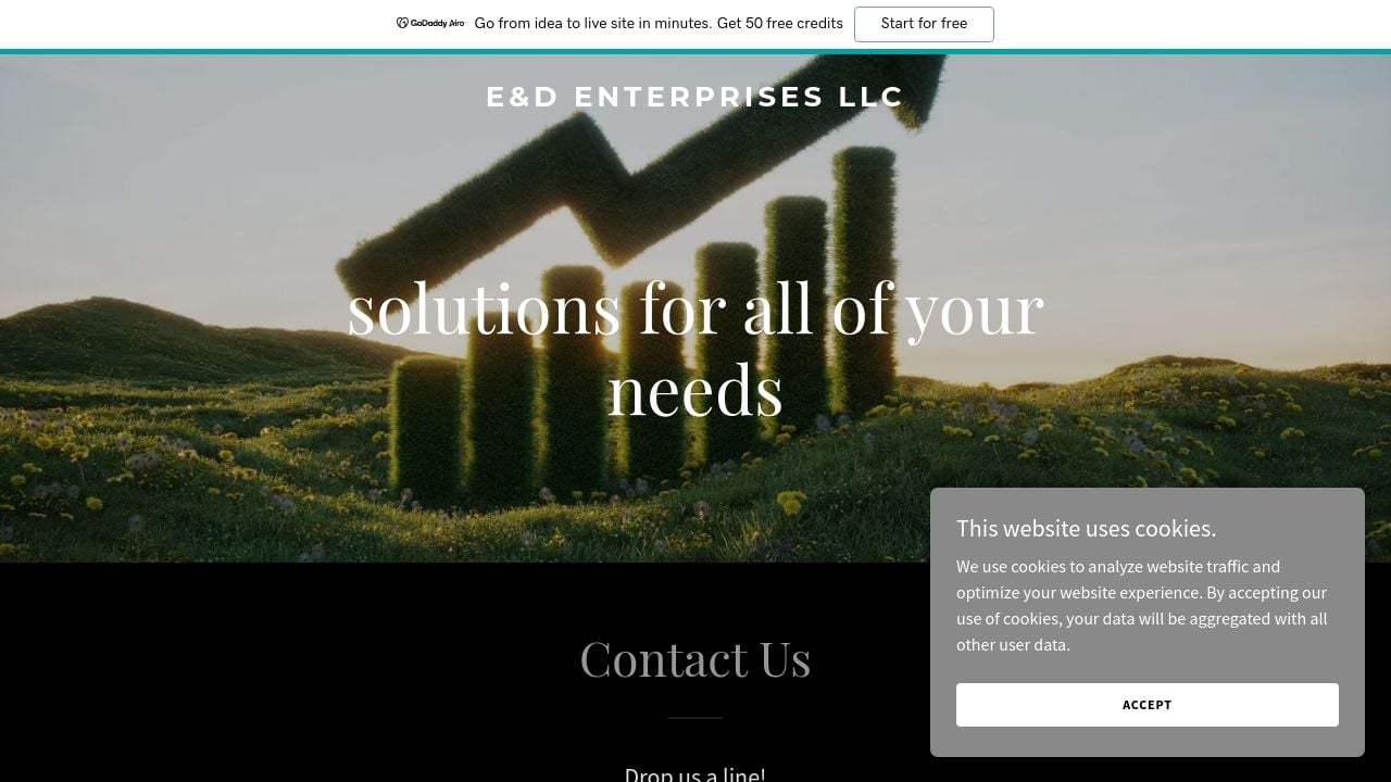 Screenshot of Edenterprisellc.com