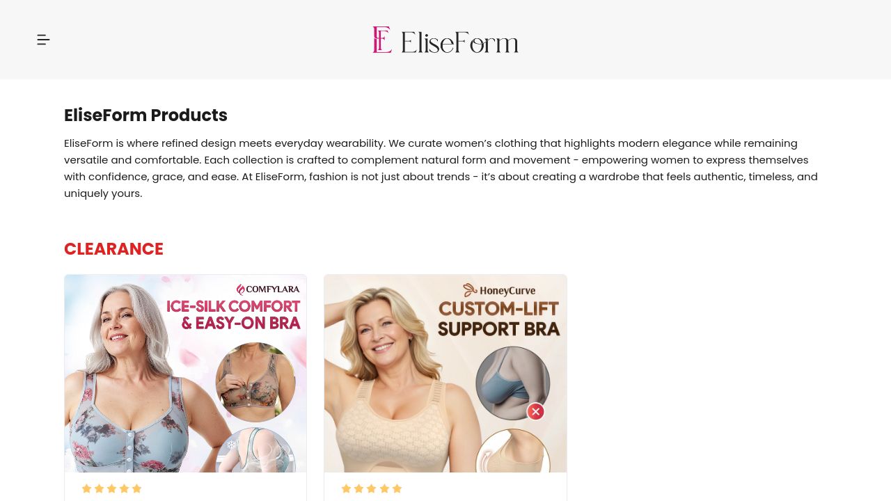 Screenshot of Eliseform.com