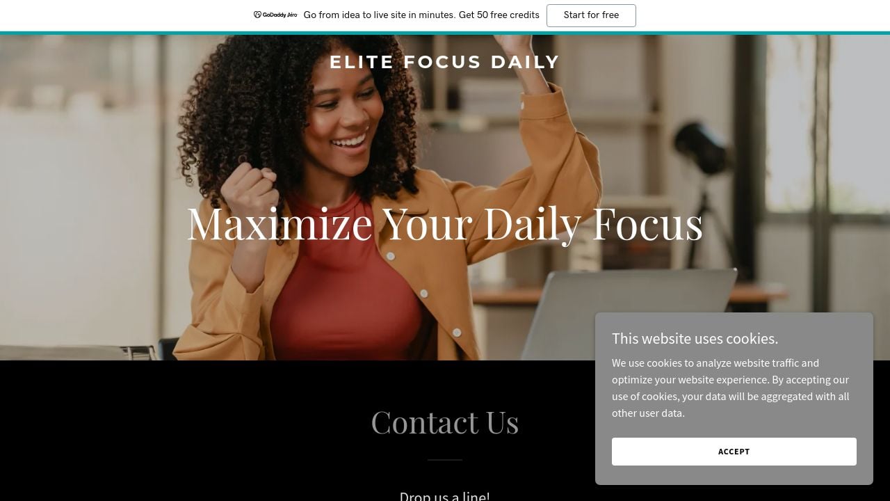 Screenshot of Elitefocusdaily.com