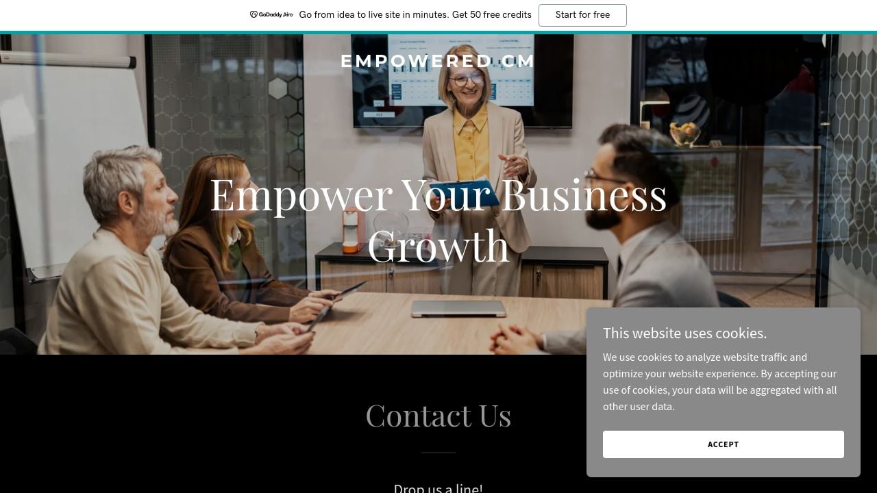 Screenshot of Empowered-cm.com