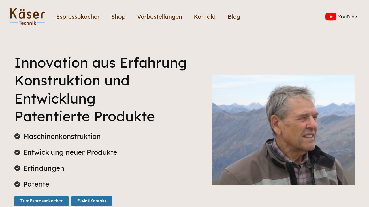 Screenshot of Espressocooker.ch