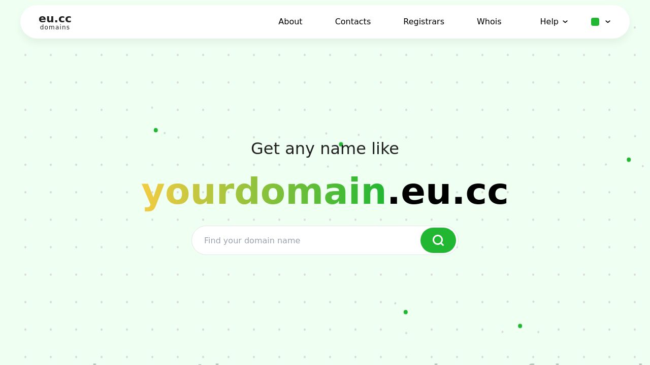 Screenshot of Eu.cc