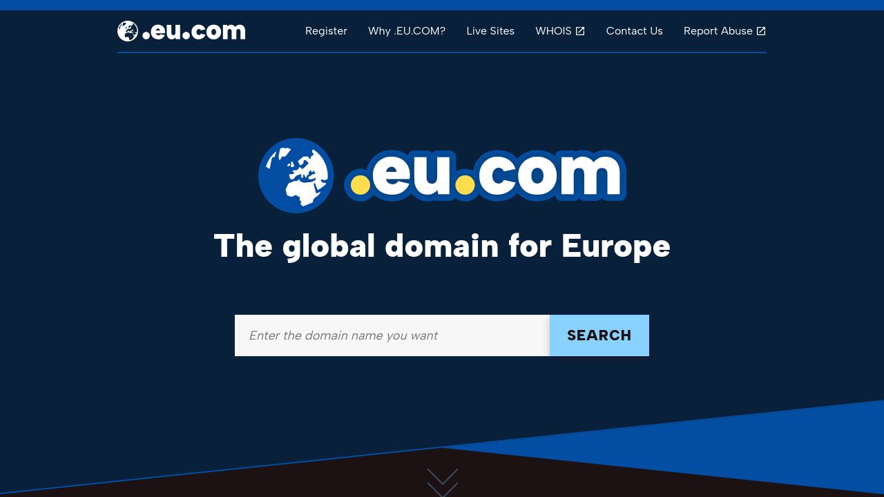 Screenshot of Eu.com