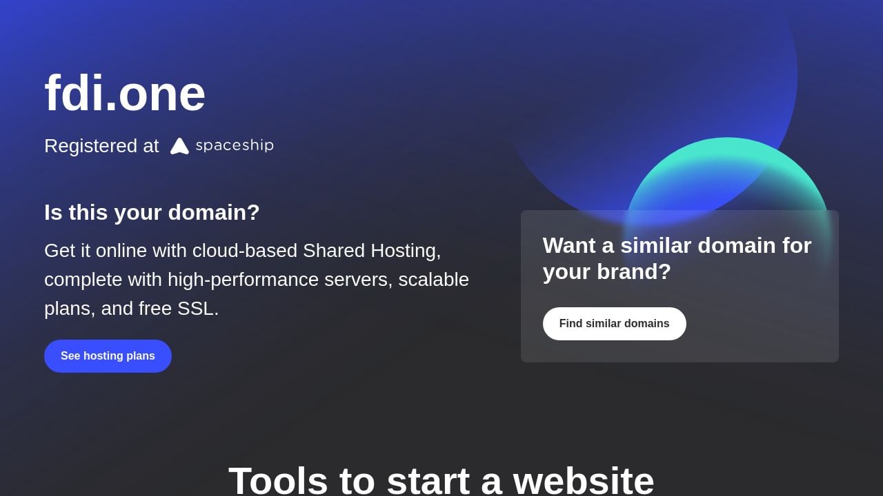 Screenshot of Fdi.one