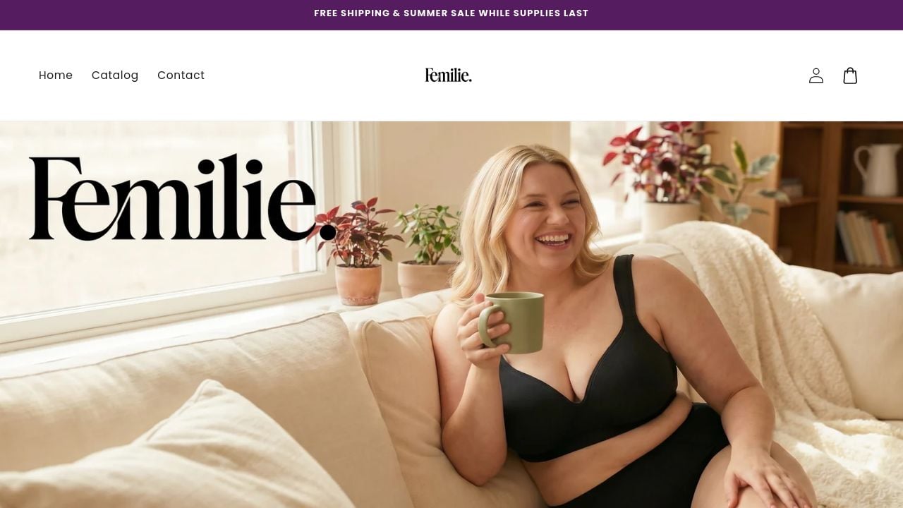 Screenshot of Femillie.com