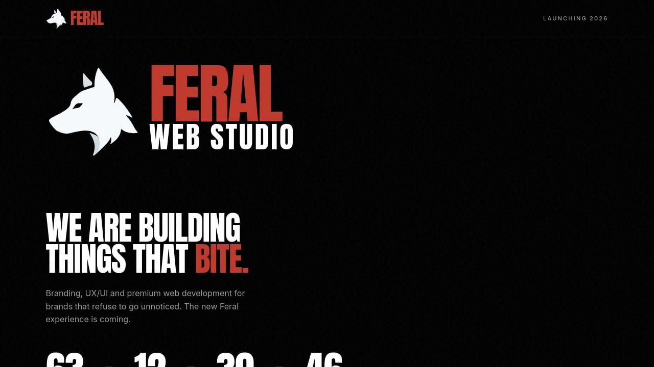 Screenshot of Feralweb.studio
