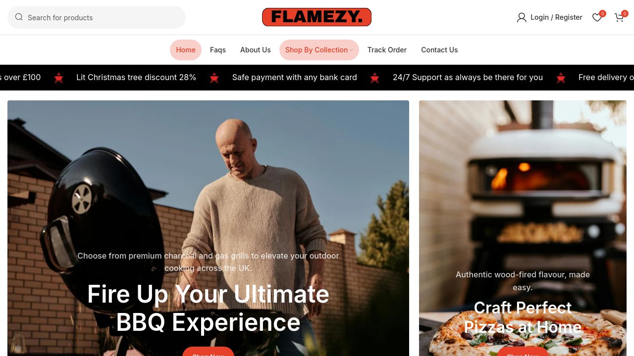 Screenshot of Flamezy.shop