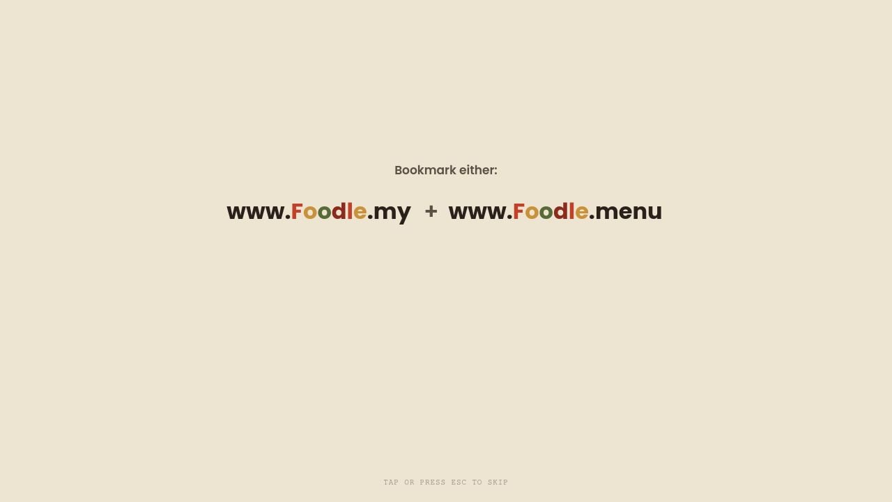 Screenshot of Foodle.menu