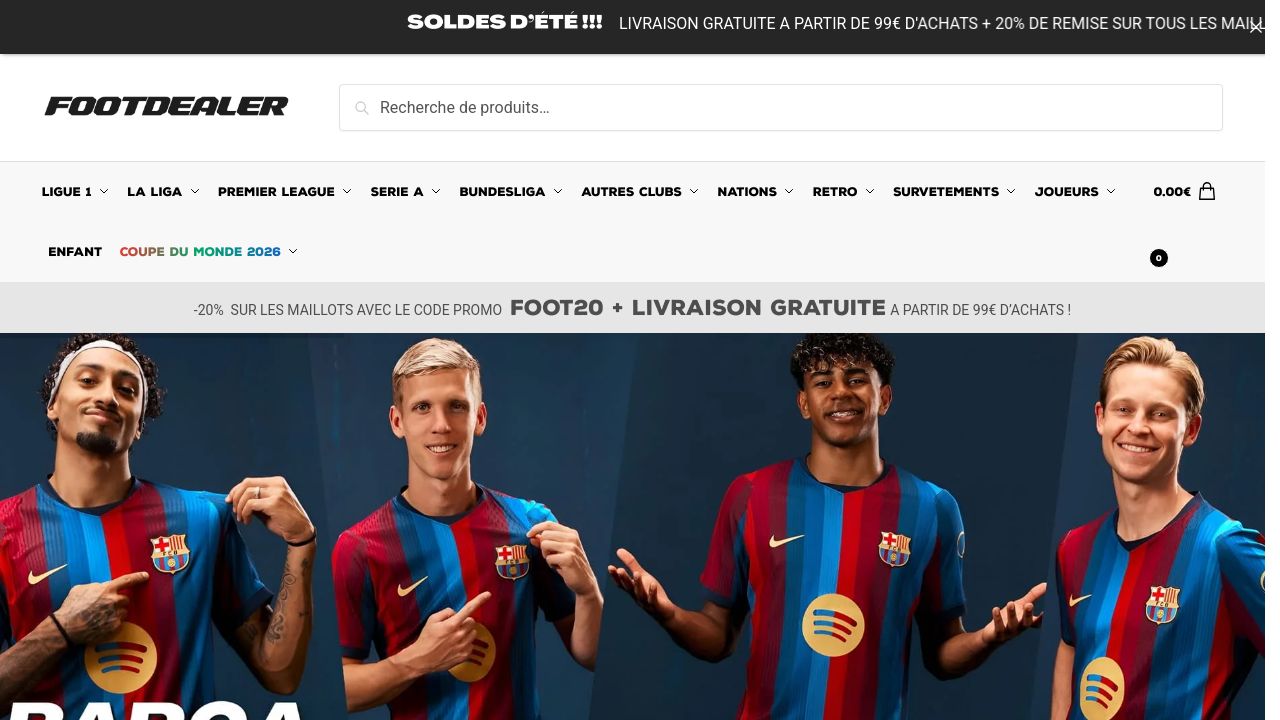 Screenshot of Footdealer.co