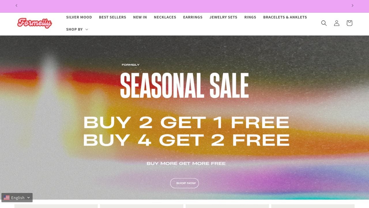 Screenshot of Formeily.com