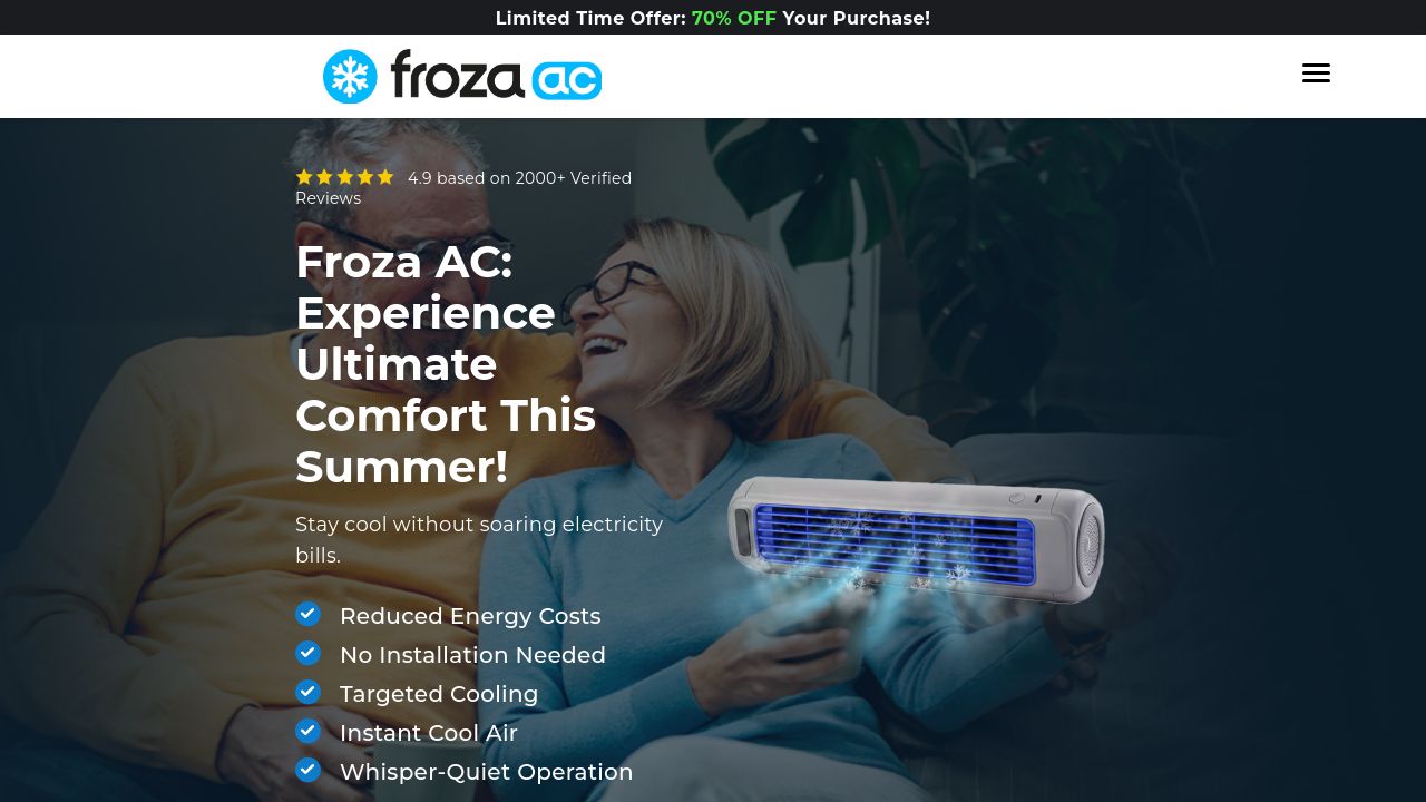 Screenshot of Froza-ac.com