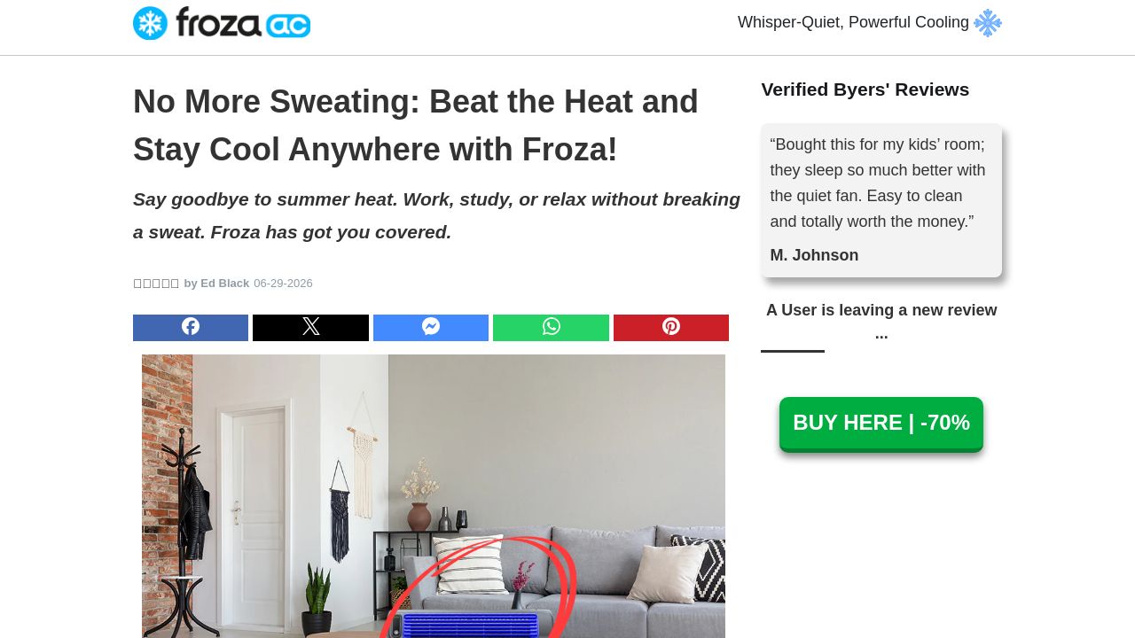 Screenshot of Frozacooler.com