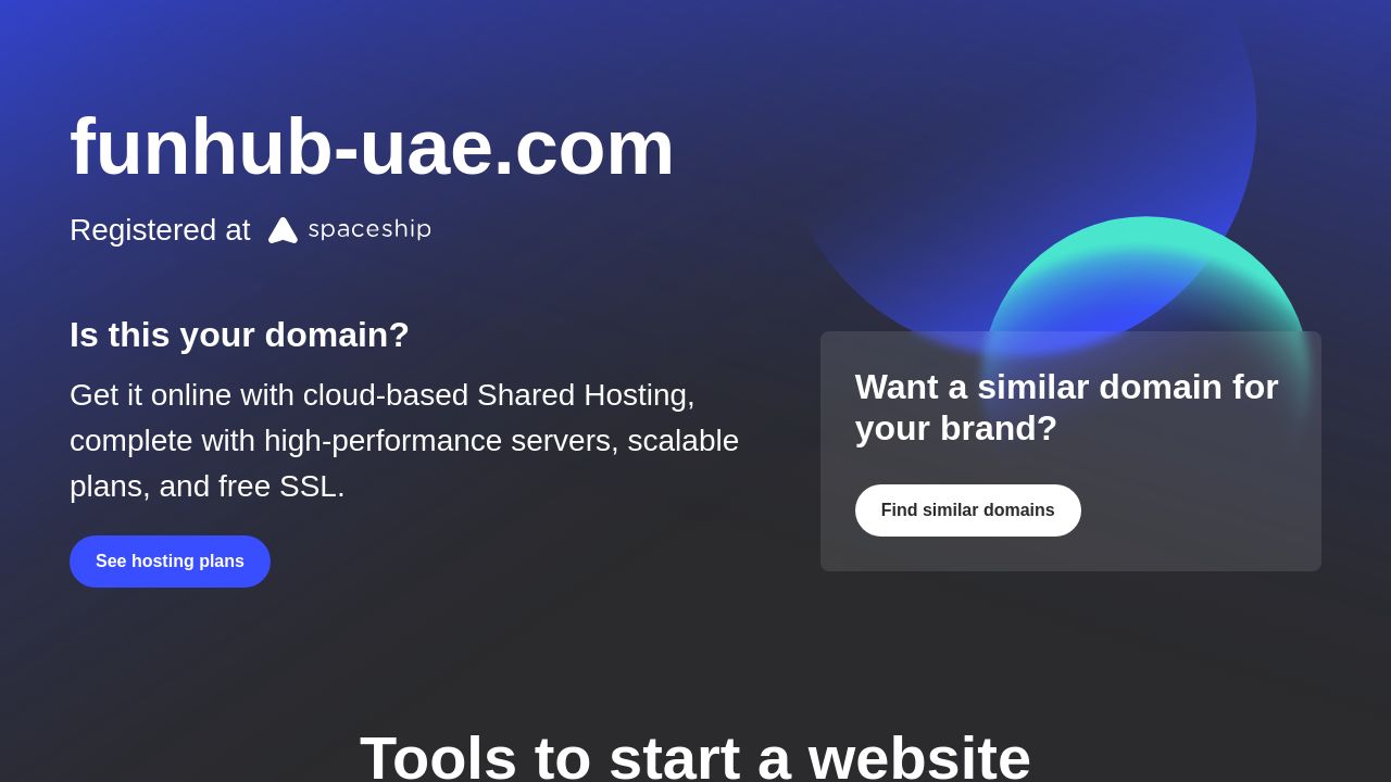 Screenshot of Funhub-uae.com