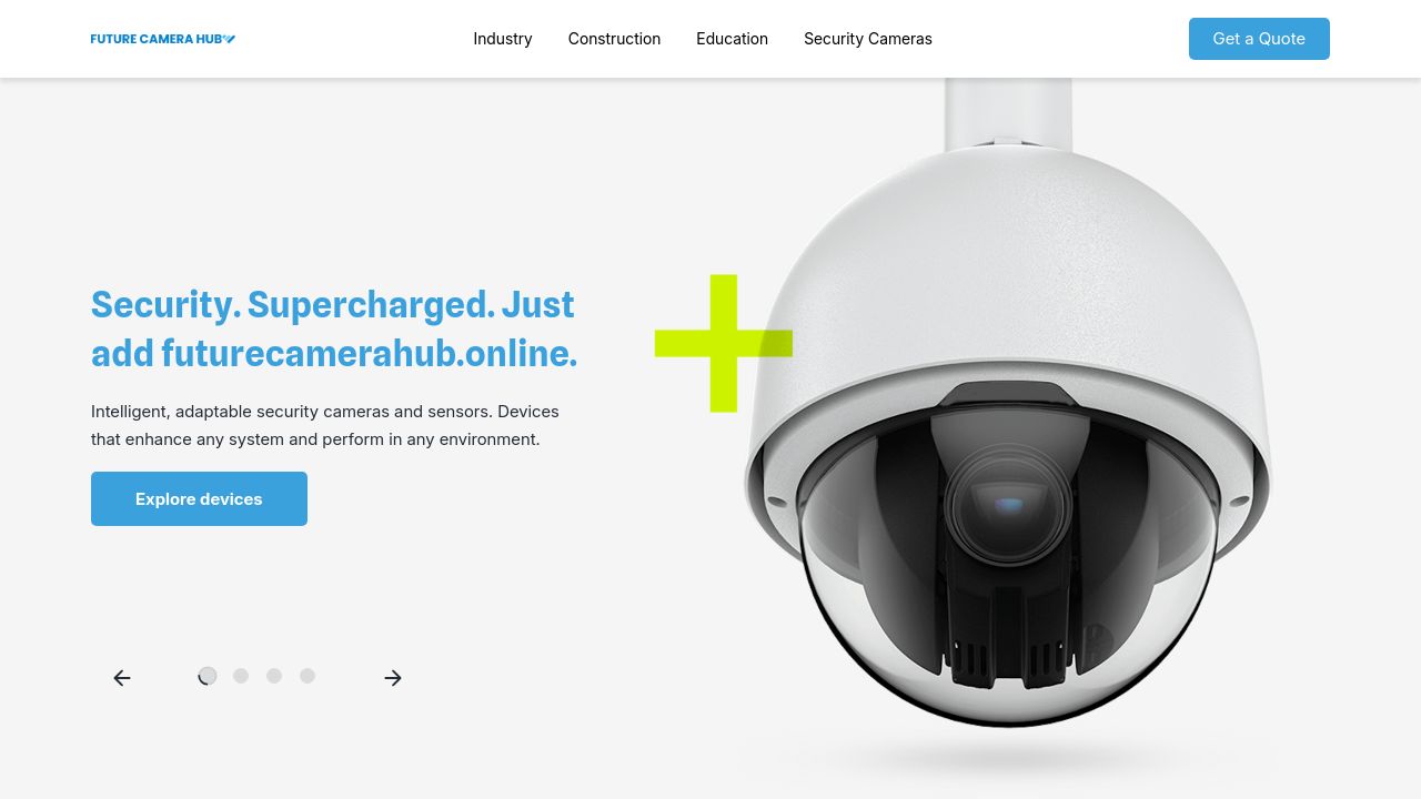 Screenshot of Futurecamerahub.online
