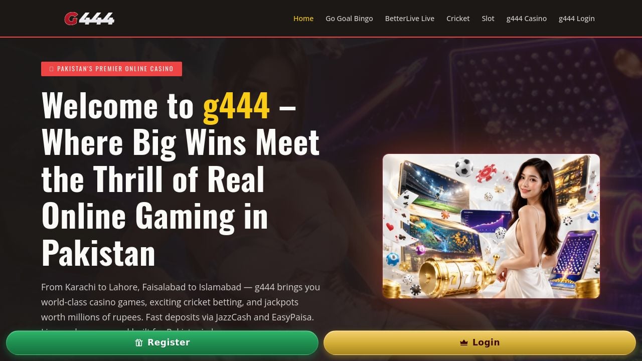 Screenshot of G444.biz