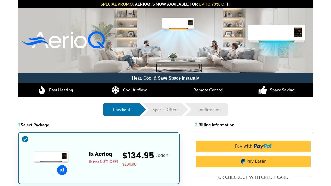 Screenshot of Get-aerioq.com
