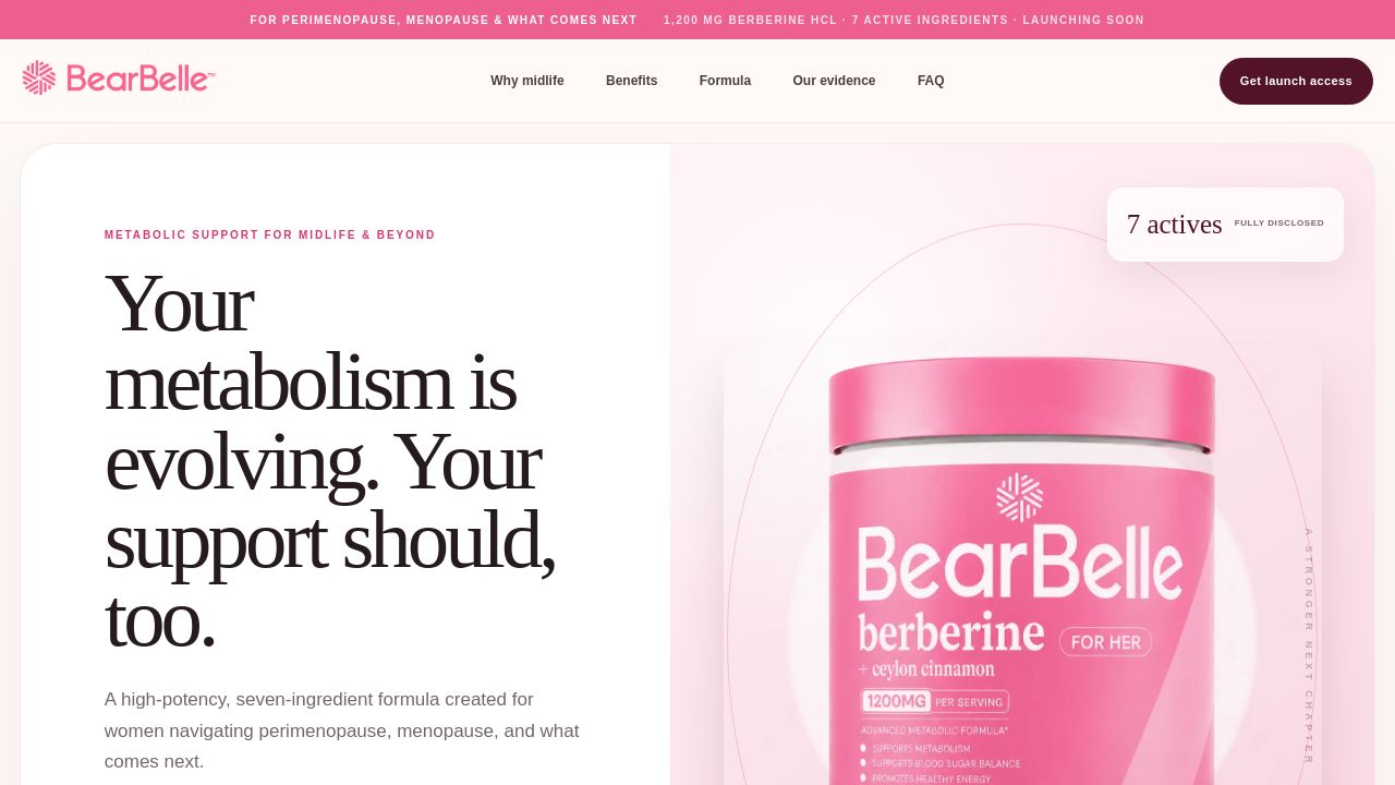 Screenshot of Getbearbelle.com