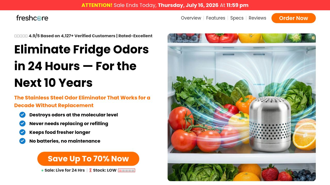 Screenshot of Getfreshcore.com