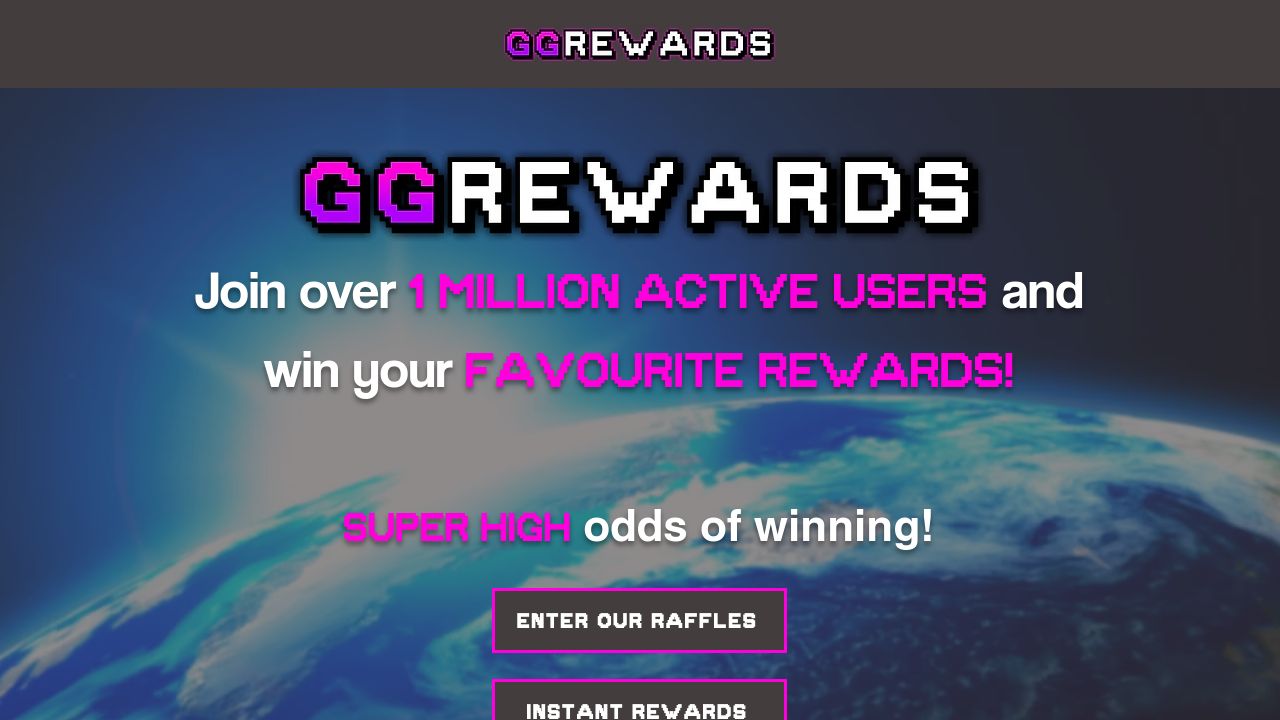 Screenshot of Ggrewards.xyz