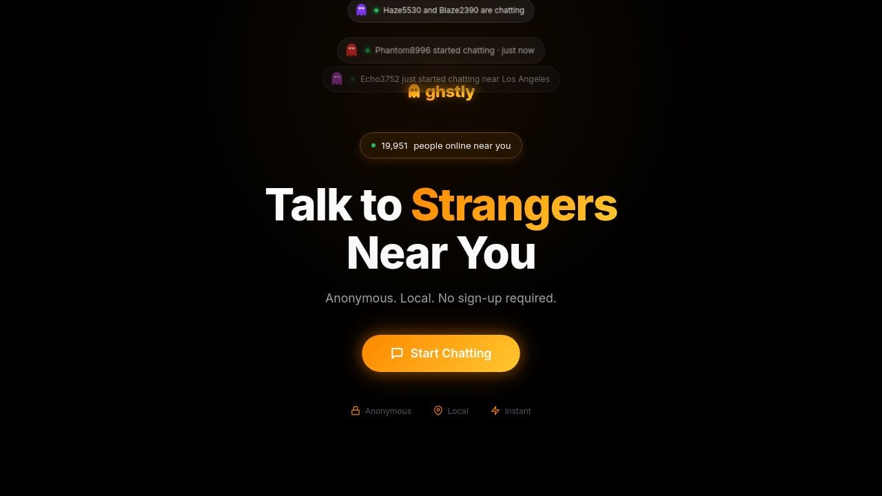 Screenshot of Ghstly.chat