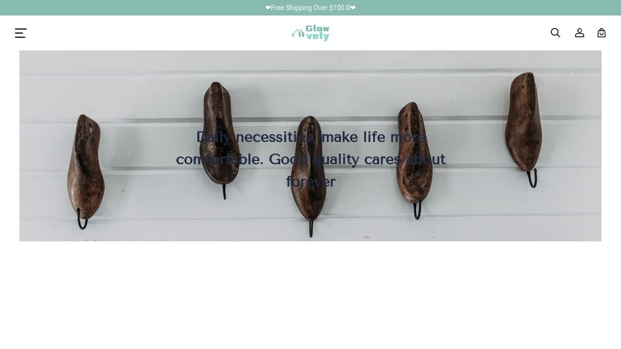 Screenshot of Glowvely.net