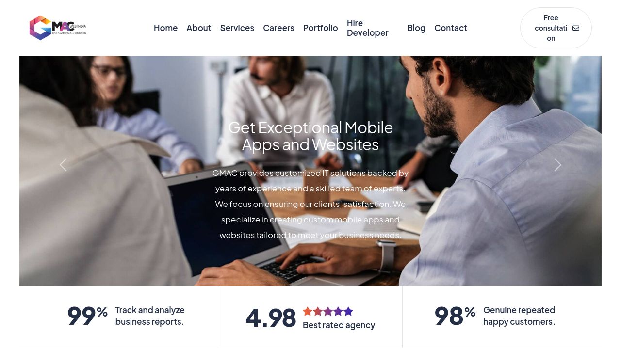 Screenshot of Gmacwebindia.com