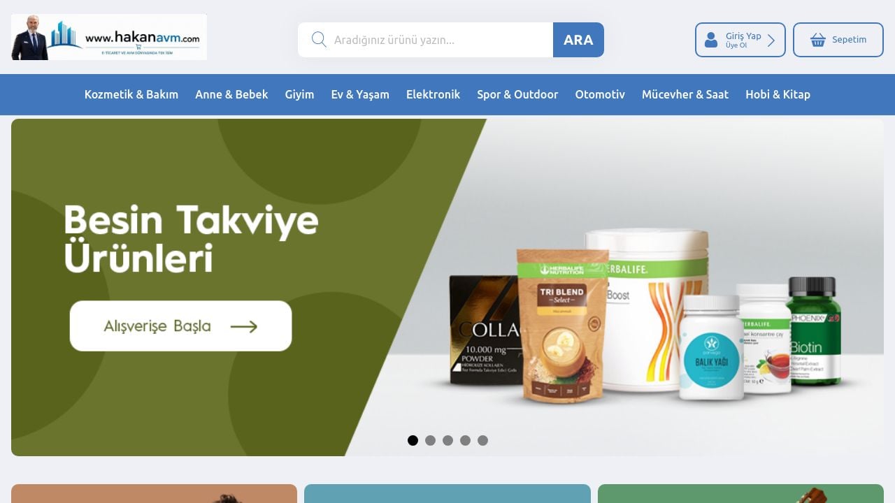 Screenshot of Hakanavm.com